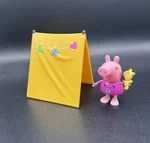 Peppa Pig - 2003 Camping Sleepover Fun Playset And Tent Used. Price: $11.09.