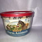 New Learning Resources Farm Animals - 60 Pieces, Ages 3+ Prek+. Price: $25.00.