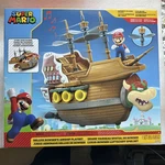 Super Mario / Jakks Deluxe Bowser's Airship Playset With Action Figure New. Price: $45.00.