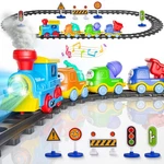 Funwee Steam Track Train Set For Toddlers, Magnetic Connection Toys W/ligh New. Price: $44.94.