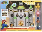 Super Mario Deluxe Bowser's Castle Playset Jakks W/ Figures 2.5 Inch New Nib. Price: $75.00.