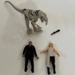 Mattel Jurassic World Dominion Ian Malcolm Maisie Lockwood Beta Raptor Figure Used. Price: $14.99.