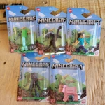 Mattel Minecraft Micro 2" 2024 Steve, Enderman, Pig, Creeper, Dragon New. Price: $10.00.
