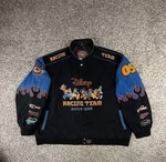 Disney Jh Design Daytona Mickey Mouse Friends Snap Racing Jacket Men's 6XL Used. Price: $199.99.