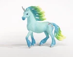 Schleich Horse #70722 Bayla Marshmellow Stallion Unicorn 1:20 Scale 4" High 2022 Used. Price: $17.99.