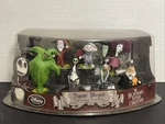 The Nightmare Before Christmas 7 Figure Playset Disney Store New. Price: $40.00.