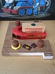 Learning Curve Wooden Thomas Train Red Sodor Barge With Dock & Ffarquhar Cargo! Used. Price: $59.99.