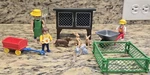 Playmobil 3751 Rabbit Hutch Vintage 1993 Farm Series Figures Animals Pieces Used. Price: $32.99.