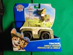 Spin Master Paw Patrol Tracker Jungle Cruiser + Figure, Green/white New. Price: $17.00.