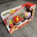 Pok Mon PKW3165 Surprise Attack Game-pikachu With And Level Ball, Black New. Price: $15.99.