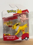 Pokemon Battle Ready Figure Set Flapple Jolteon Clefairy Jazwares 3 Pack New. Price: $15.14.