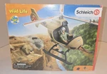 New Schleich Wildlife Animal Rescue Helicopter 8 Pc Set With Lion And Hippo Fig. Price: $29.95.