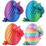 Rapean 8" 3D Printed Dragon Eggs, Easter Basket Stuffers For Kids And 4 Pack New. Price: $21.51.