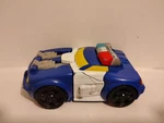 Hasbro Tomy Playskool Heroes Transformers Rescue Bots Figure Chase Police Car Used. Price: $5.00.
