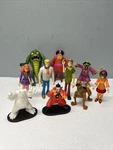 Lot Of 10 Scooby Doo & Villain Action Figures 5 Toy Hanna Barbera Vgc Used. Price: $50.00.