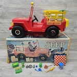 Vintage 1973 Empire Chuck Wagon Jeep Toy Accessories Box Not Complete Used. Price: $59.99.