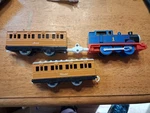 Thomas Trackmaster Steam Along Works Train 2005 Annie Clarabel Video Vguc Used. Price: $64.99.