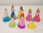 Disney Princess Magiclip Dolls Dresses Polly Pocket Lot Of 7 Elsa Anna Tiana Toy Used. Price: $36.00.