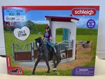 Schleich 42709 Stall With Lisa & Storm Playset Club Toy Pony New. Price: $24.50.