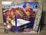 Wwe Tribute To The Troops Ring Playset Mattel Boxed Flag Helmet Kmart Exclusive New. Price: $49.99.