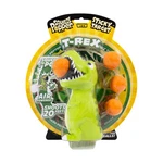 New Hog Wild T-rex Squeeze Popper With Sticky Target Ages 4+ 1-2 Players. Price: $15.99.