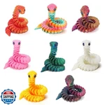 Uyrzwek 8 Pcs 12IN 3D Printed Snake Toys, Animals, Flexible New. Price: $41.99.