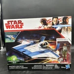 Star Wars Force Link Resistance A-wing Fighter With Tallie Figure New & Sealed!. Price: $35.00.