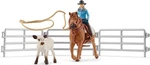 Schleich Farm World Rodeo Roping Playset - Cowgirl Rider Figurine With.... Price: $36.03.