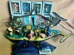 Super Rare Shark Tale Dreamworks Movie Figures With Diorama New. Price: $625.00.