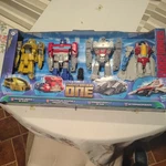 Transformers One Changer 4-PACK Optimus, Megatron, Bumblebee And Starscream New. Price: $55.00.