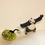 Kung Fu Panda Figures Po Master Viper Battle Palace Playset Mattel 2007 Used. Price: $12.99.