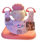 Walker With Rolling Wheels, Seat Belt, Sturdy, Dolls Up To 17" New. Price: $23.90.