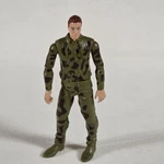 Poseable Action Figure New Ray Wildlife Camo Hunter Driver Chevy Silverado 6" Used. Price: $12.49.