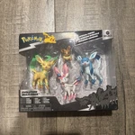 Select Eevee Leafeon Glaceon & Sylveon 3-INCH Evolution Figure 4-PACK New. Price: $50.00.