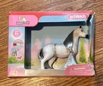 B48 New Schleich Horse Club Sofia's Beauties 4.5" White Mare 14 Piece Set 42583. Price: $10.00.