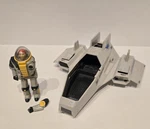 Vintage 1984 G.i. Joe SA-SHARC-355M Fighter W Deep Six Figure Hasbro Incomplete Used. Price: $17.98.