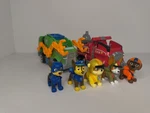 Spin Master Paw Patrol Playset Chase Rubble Rocky Zuma Figures & Garbage Truck Used. Price: $14.99.
