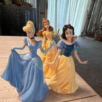 Disney Princess Figurines Set Of 3 Cinderella Snow White Belle 5-6.9 Used. Price: $55.20.