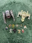 Star Wars Playskool Heroes Galactic Force Lot 10 Figures 2 Vehicles X-wing Tie Used. Price: $56.25.