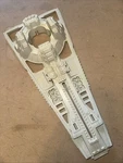Vtg Kenner 1980 Star Wars Vader Destroyer Top Piece Part Free Shipping Used. Price: $20.00.