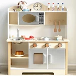 Lukazoo Wooden Play Kitchen Kids Toy Cooking Set New. Price: $128.72.