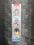 Fisher Price Little People HHR45 2 Figures Girl Boy Uno Table Card Game Chairs New. Price: $19.99.