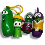 Lot Of 4 Veggie Tales 2-3" Figure Figurines 2002 Blue Box Toys Used. Price: $30.00.