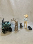 New Ray Wildlife Hunter Playset/ 1 Deer Antler Broken Off, Can He Glued Back On Used. Price: $49.99.