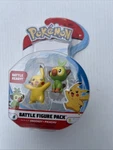 Pok Mon Battle Figure 2-PACK Pikachu + Grookey Jazwares 2020 Nib New. Price: $9.99.
