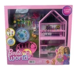 Barbie World Backyard Garden Playset Shelf, Flowers, Fountain & Accessories New. Price: $36.00.