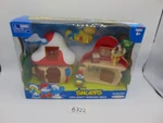 2009 The Smurfs Red White Mushroom House Playset Papa Figure Peyo Jakks New. Price: $99.99.