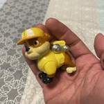 Spin Master Paw Patrol Rubble Bulldozer Figure Toy Used. Price: $5.95.