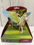 Schleich 70566 Fairy Surah With Glitter Pegasus Unicorn Toy Bayala Fairies New. Price: $24.99.