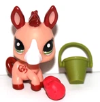 Littlest Pet Shop Horse Series 2 G7 #87 Tan Pony Open Box New. Price: $10.75.